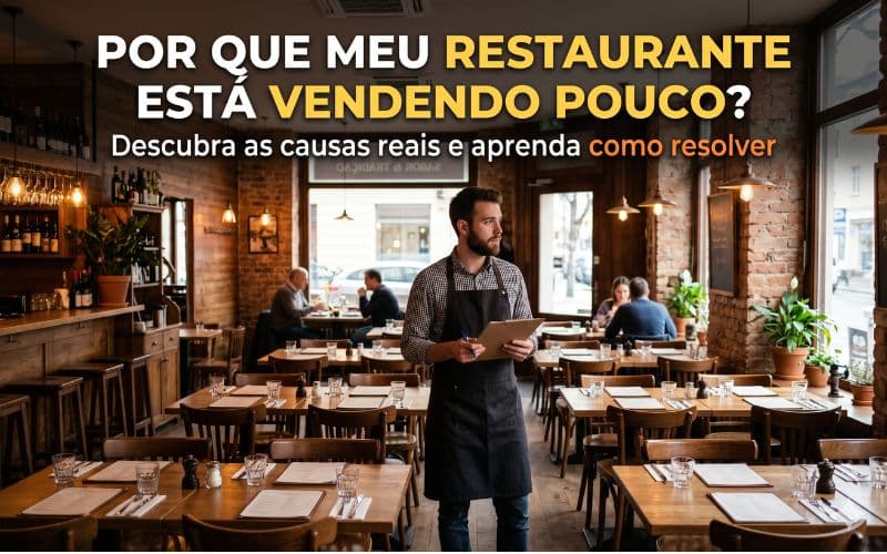 Por que meu restaurante está vendendo pouco? As causas reais e como resolver